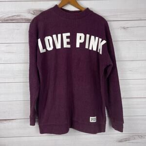 PINK Victoria's Secret Purple Crew Neck Sweater